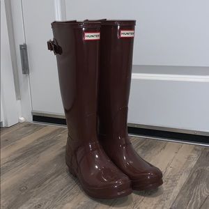 Burgundy Women’s Hunter Rain Boots